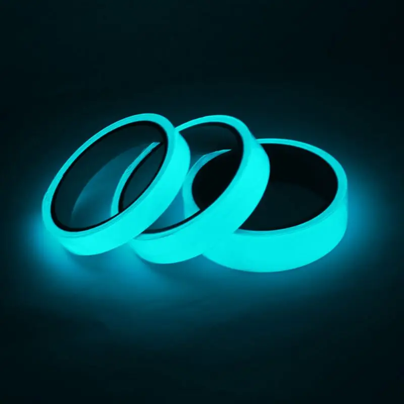 

3M*1.5/2.5/5CM PET Material Glow In The Dark Tape Luminous Tape 2 Colors Self-adhesive Night Luminous Fluorescent Sticker