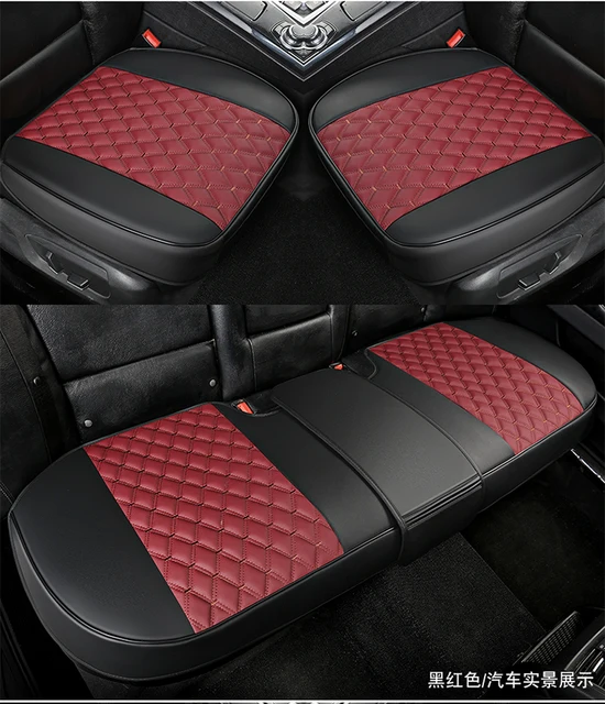 Ultra-Luxus Auto Sitz Schutz Einzigen Sitz Ohne Rückenlehne PU Senior Leder  Sitz Abdeckung Geruchlos für Die Meisten 5-sitz Limousine SUV - AliExpress