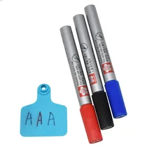 Маркер метки для ушей, 1 шт., маркеры для перманентной овчины из коровьей свиньи