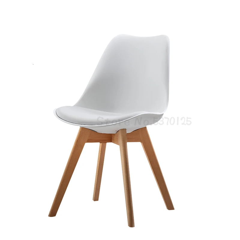 

Solid Wood Modern Simple Cloth Restaurant Chair Household Bench Back-to-Back Table Negotiation I