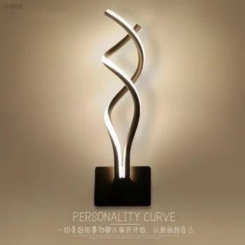 

LED wall lamps Nordic style bedroom LED wall lights living room wall lighting indoor lamps warm white light and cold white light