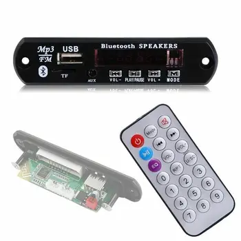 

12V Automobile Car Bluetooth MP3 WMA FM AUX Decoder Board Audio Module TF SD Card USB Radio Car MP3 Speaker Accessories