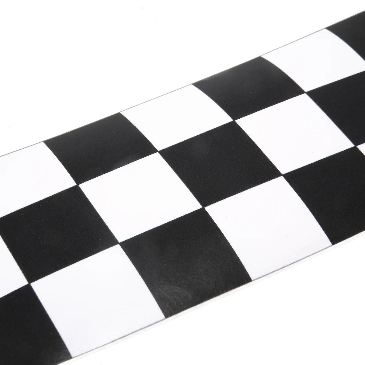 1PC 7.6x275cm Waterproof Checkered Vinyl Sticker Tape Black And White Decal For Car Motorcycle Body Tank Decorating