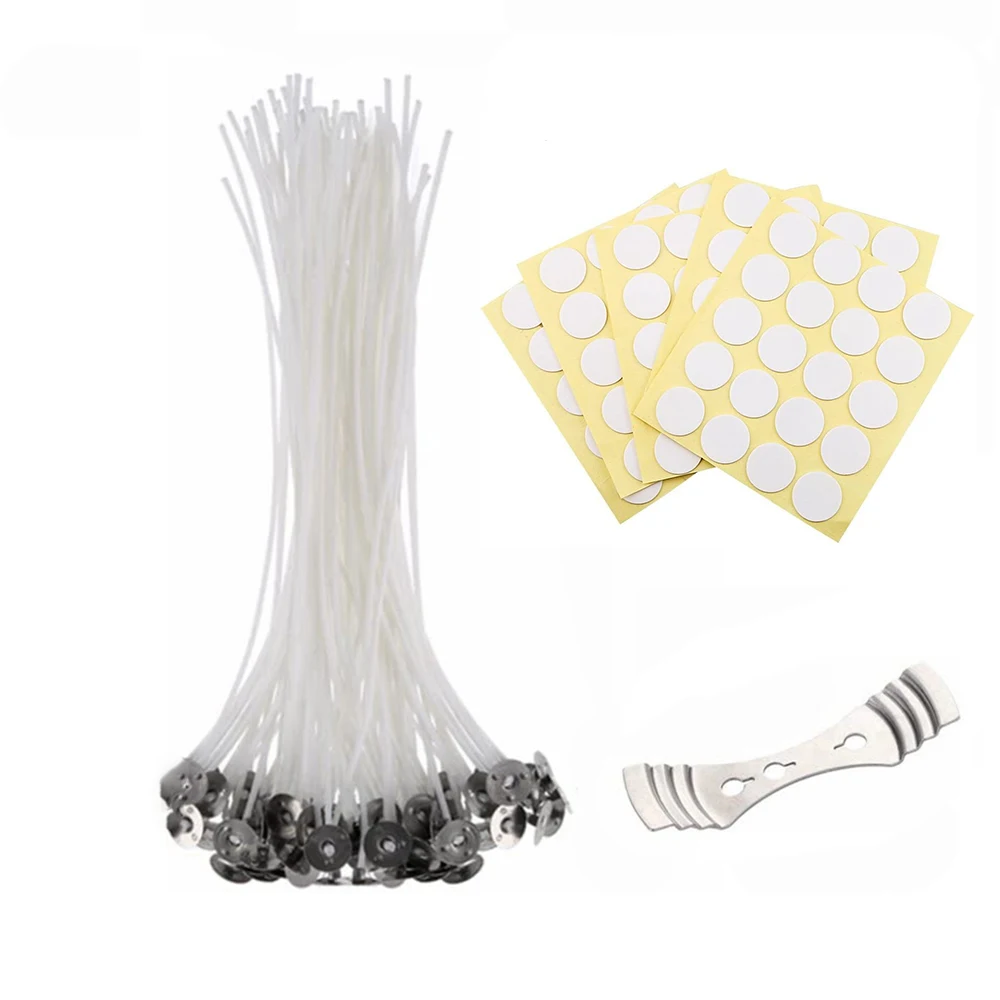 

Natural Candle Candlewick Candlewick Stickers For Candle Making Candle DIY Durable Low Smoke Cotton Core DIY Candle Candlewick