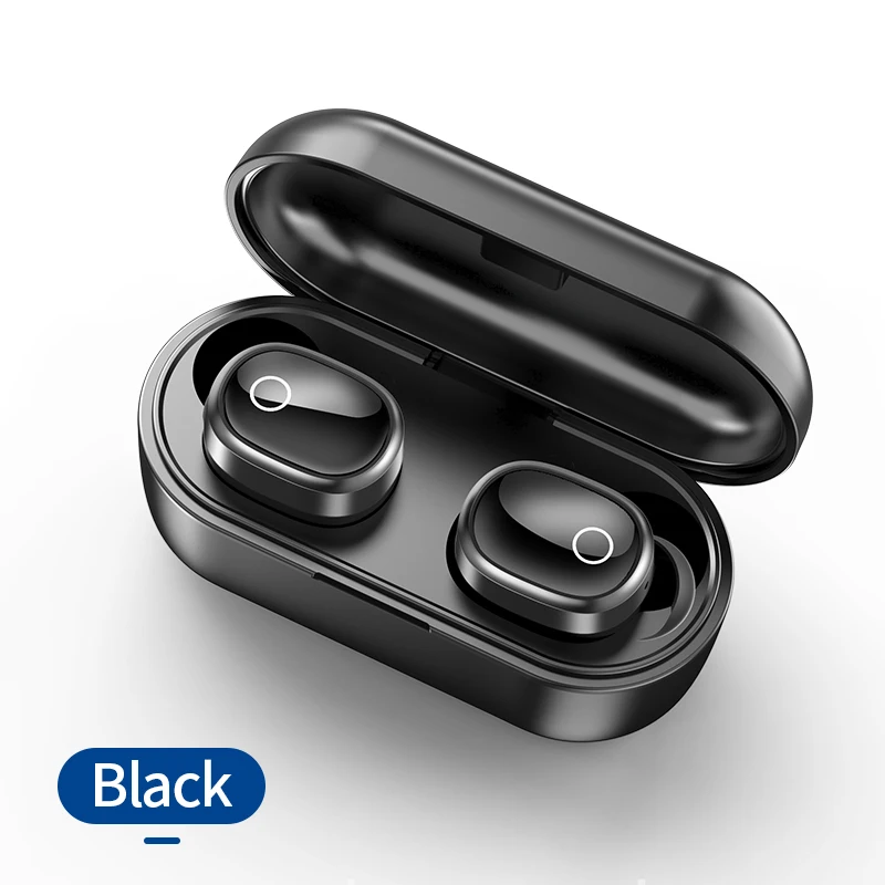 NBL Q7 TWS Bluetooth 5,0 наушники стерео беспроводные наушники HIFI Звук спортивные наушники громкой связи игровая гарнитура с микрофоном для телефона - Цвет: Черный