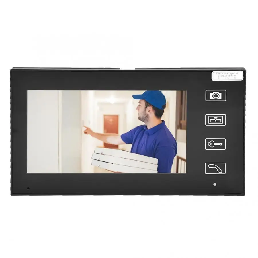 Новый 7 дюймов TFT 2 4G беспроводной Визуальный дверной звонок Домофон видео дверь