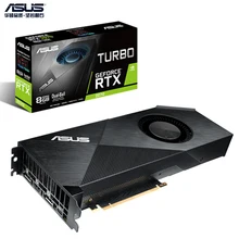 ASUS TURBO-RTX2070S-8G TURBO RTX2070S-8G супер турбо вентилятор AI графическая карта 256 бит