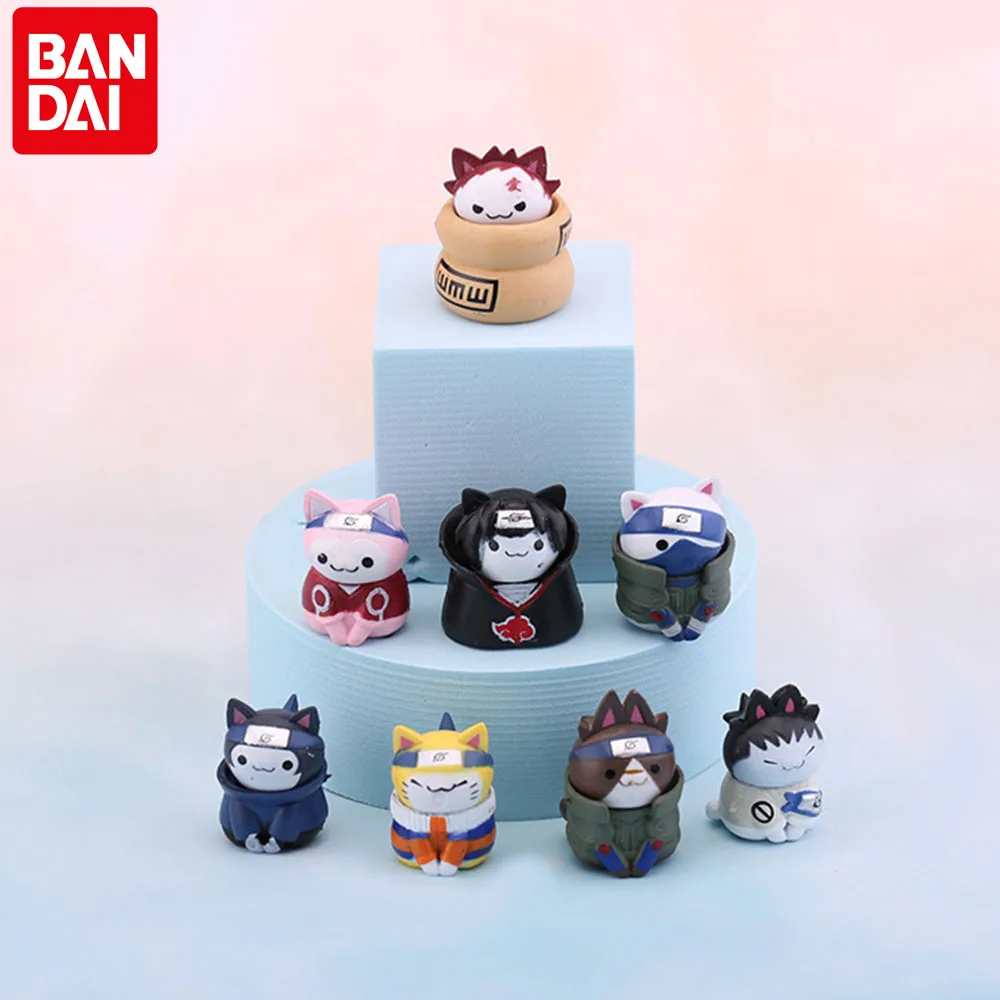 8 шт./компл. Аниме фигурки Наруто Kawaii игрушки Mini Q версия кукла модель