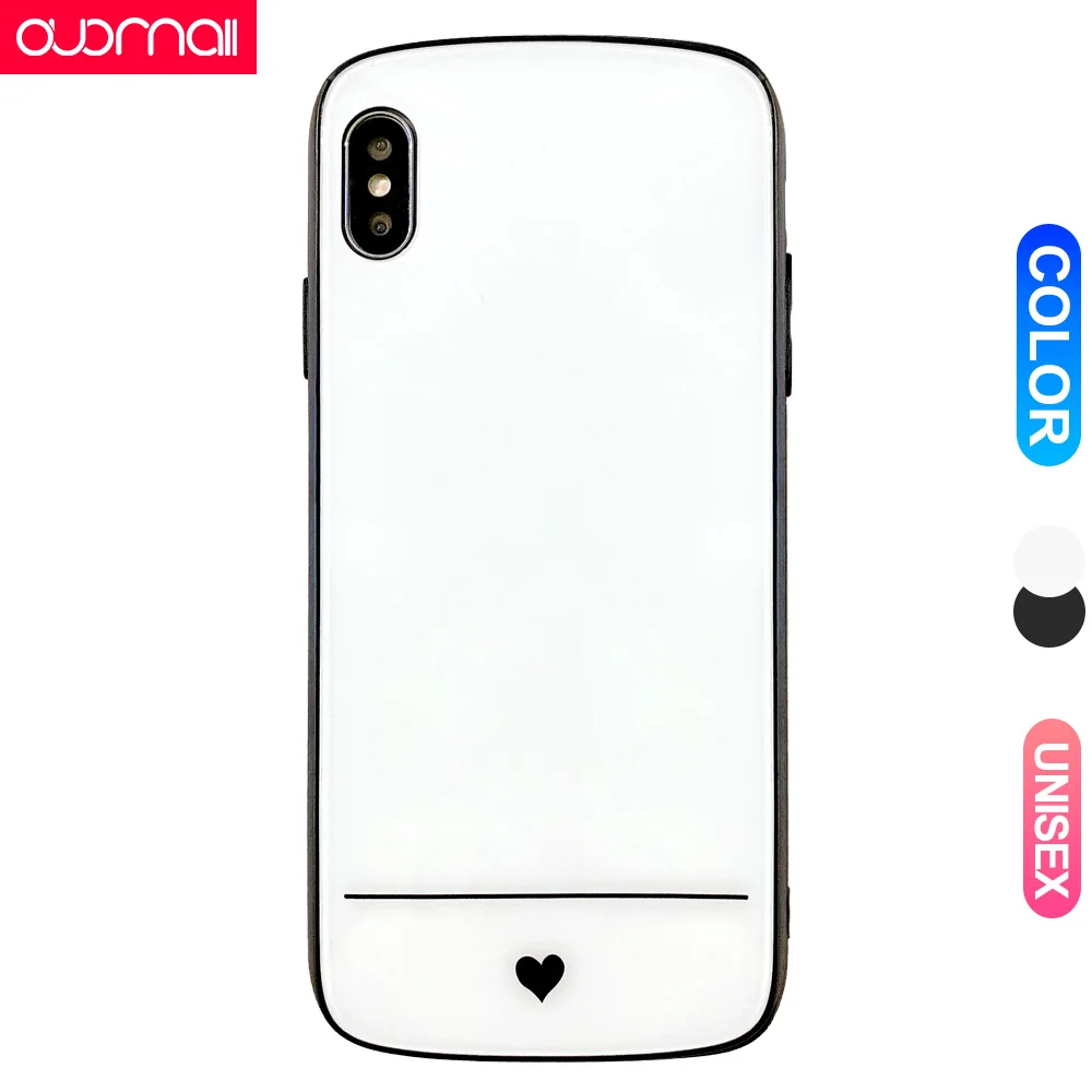 

Tempered Glass Phone case For Huawei P30 Pro Honor 9X Pro 8X Mate 20 Pro Nova 5 Pro 5i 4e case Plain color non-slip solid color