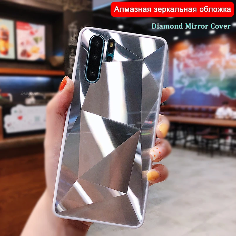 3D Алмазный чехол с зеркальной поверхностью для телефона Samsung Galaxy M21 M30 M30s M40 M20 M10 A51