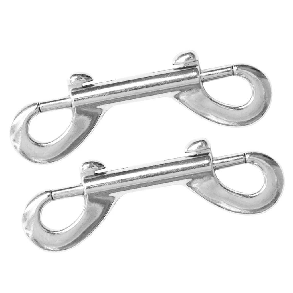 2pcs Boat Sailing Double End Snap Hooks Trigger Clips Key Holder 9 X 2cm | Украшения и аксессуары