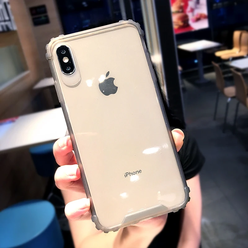 Прозрачный чехол для телефона для iphone 11 X XS XR XS Max 8 7 6 6S Plus противоударный прозрачный защитный чехол для iphone 11 Pro Max XR