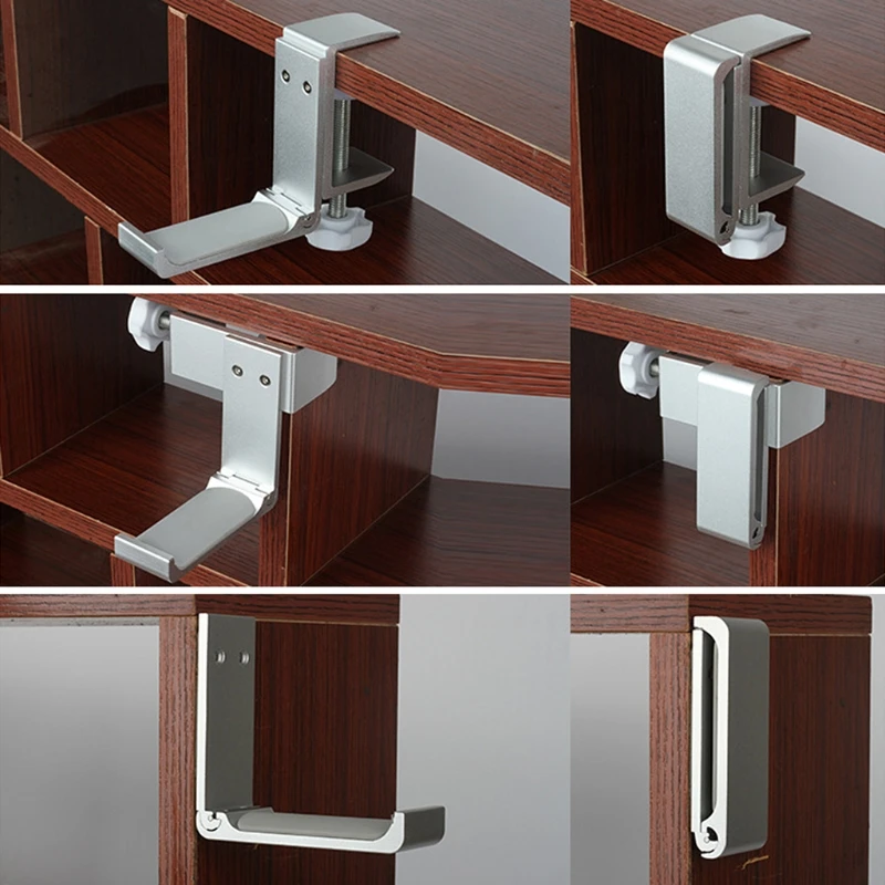 

Universal Aluminum Alloy Headset Holder Adjustable Foldable Headphone Hanger Easily Carrying Lightweight Earphone Part