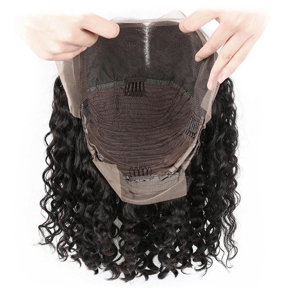 Curly-Bob-Lace-Front-Human-Hair-Wigs-For-Black-Women-Peruvian-Remy-Hair-13x4-Pre-Pluced (4)