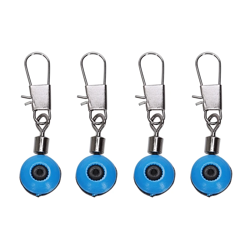 

Blue Fishing Line to Hook Swivels Shank Clip Connector