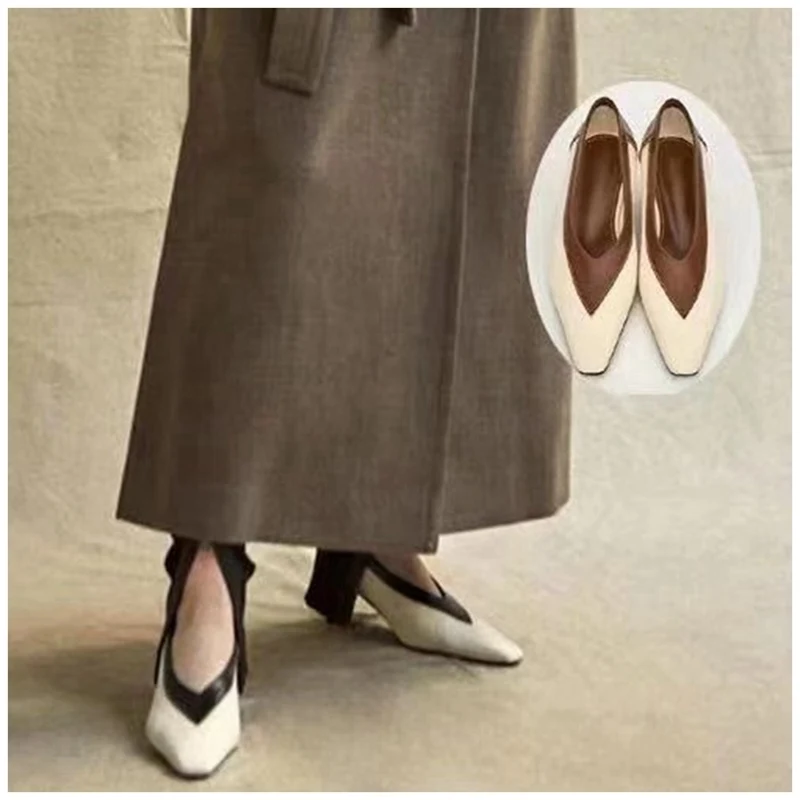 SUOJIALUN/Новинка; Брендовая женская обувь на высоком каблуке; коллекция года; туфли-лодочки без шнуровки на квадратном каблуке; офисные туфли-лодочки; женские модельные туфли