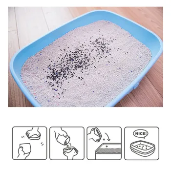

350g/bag Black Bamboo Charcoal Activated Carbon Deodorizing Beads for Cat Litter Odor Removing