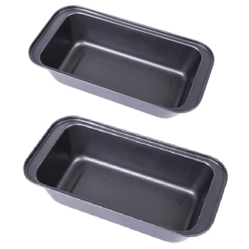 

Baking Supplies Cake Mold Toast Bread Mold Carbon Steel High Temperature Resistant Non-Stick Bakeware, 2PCS