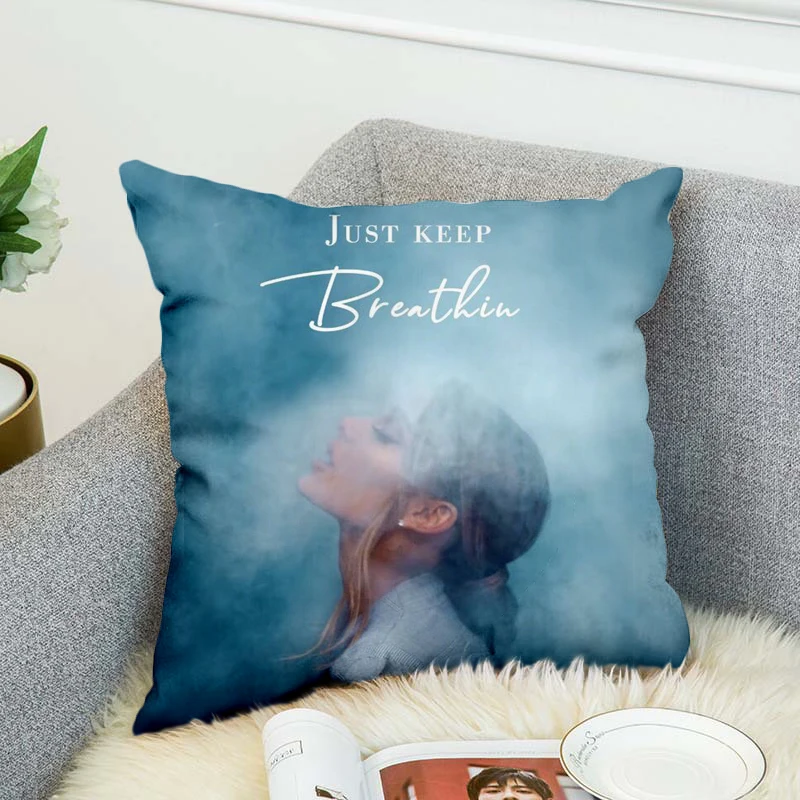 Ariana Grand Pillow Case Polyester Decorative Pillowcases Throw Pillow Cover style 2