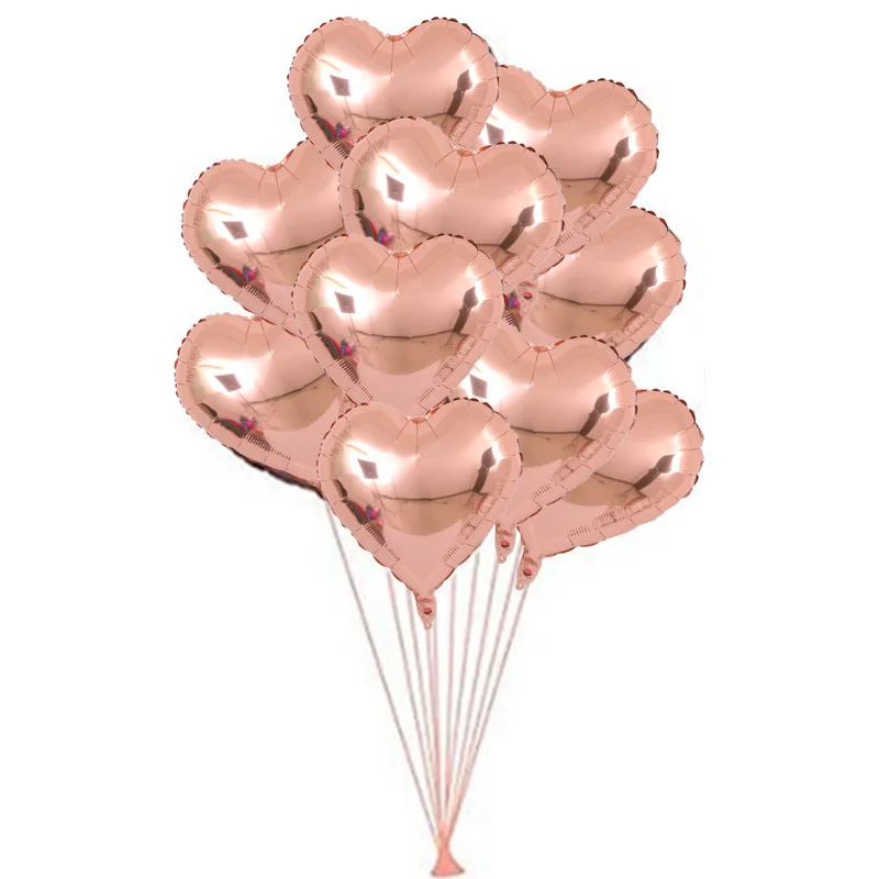 14 штук шар цвета розового золота свадебные украшения Globos вечерние на день