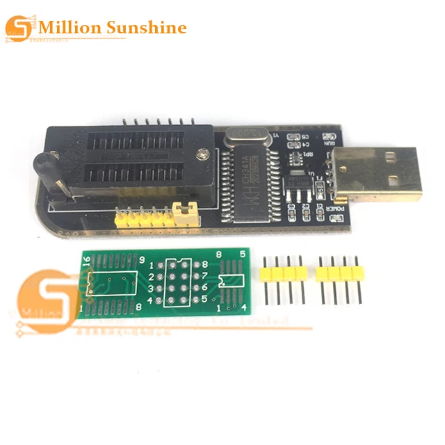 Local tyrants gold CH341A programmer routing liquid crystal USB motherboard BIOS FLASH burn 24 25 | Компьютеры и офис