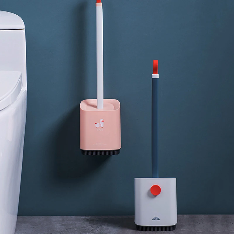 

Soft Hair Toilet Brush Set Long Handle No Dead Angle Cleaning Brush Bathroom Cleaning Brush Bathroom Cleaning Brush Holders Set