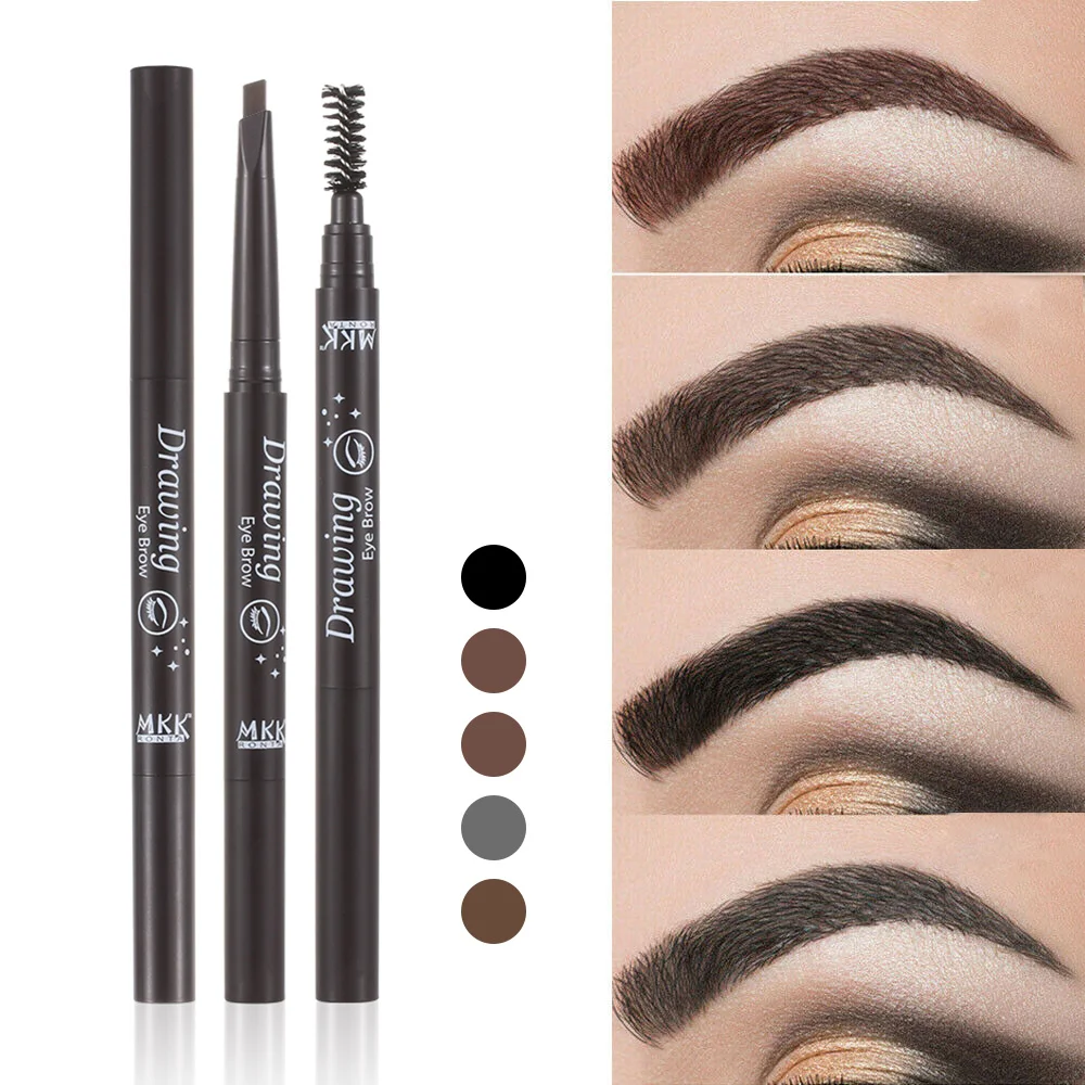

1Pc Double Head Eyebrow Tattoo Liner Pencil Tint Longlasting Waterproof Drawing Eye Makeup Eyebrow Enhancer Pen