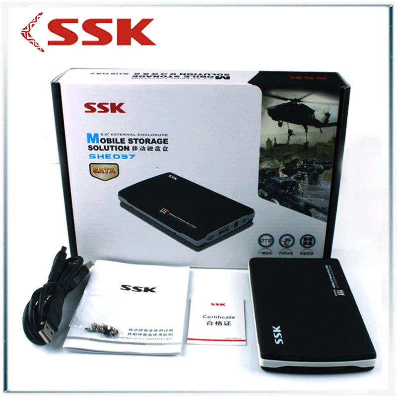 Чехол для Ssk hdd корпус Sata порта HDD Usb 2 0 чехол мобильного жесткого диска футляр