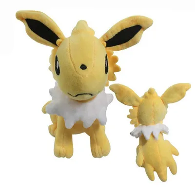 

10pcs/lot 18cm 80g Jolteon Cartoon Game Eevee Luma Soft Plush Doll Fan Toy