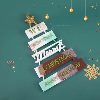 

New Design Christmas Tree Shape 3D Confectionery Silicone Mold Fondant Cake Decor DIY