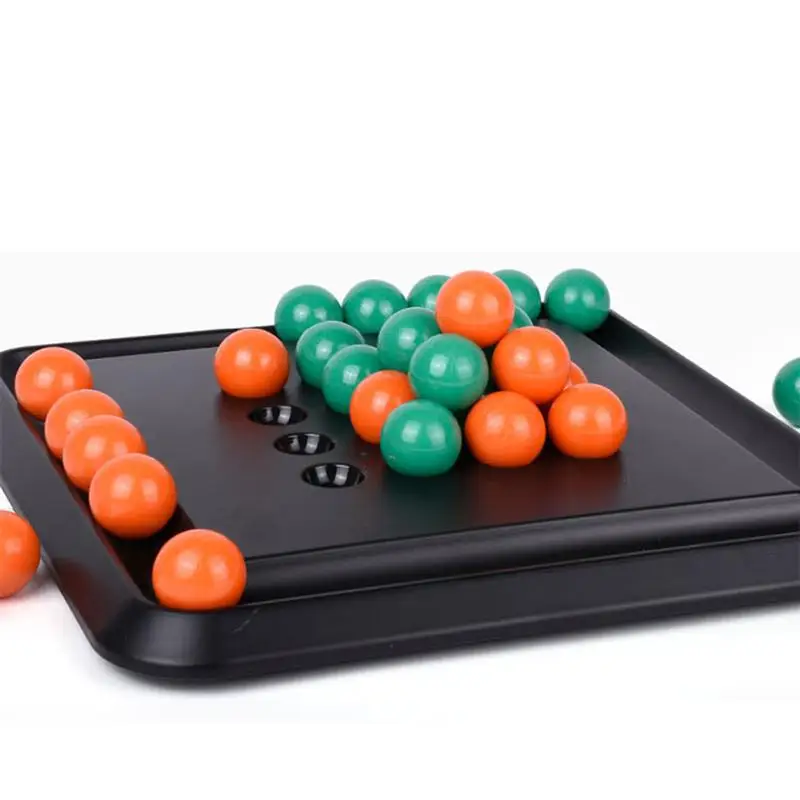 Board Game Stackable Balls Chess Pyramid Home Game Chess Attack & Defense Intelligence Toy For Students Kids Strategy Table Game