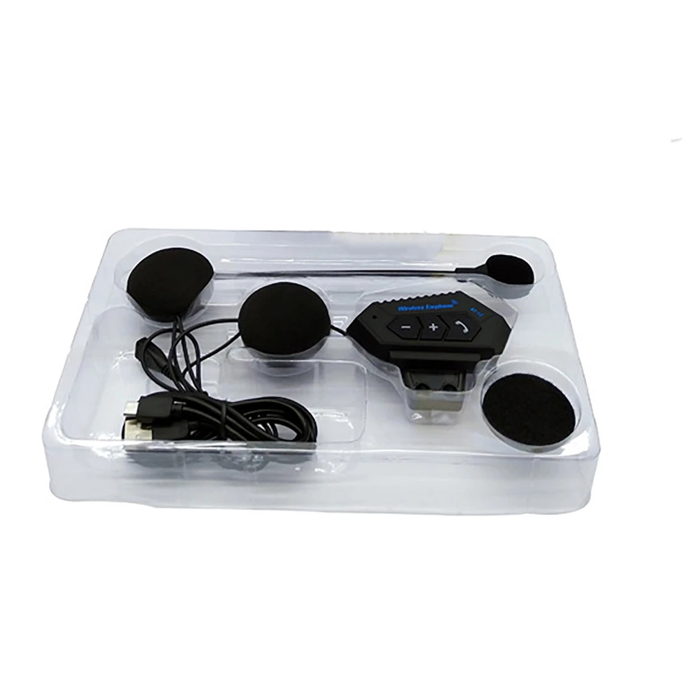 

Bluetooth V4.0 + EDR гарнитура для шлема, мотоциклетная гарнитура, гарнитура для громкой связи с микрофоном