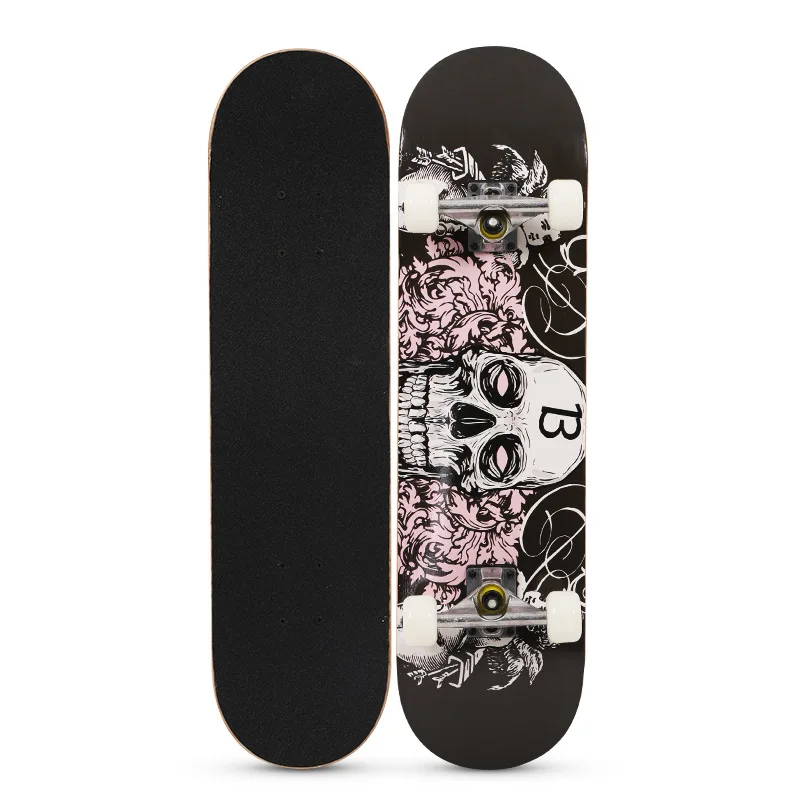 

Manufacturers Direct Selling New Style Adult Only Brush Street Skateboard Wholesale Four Wheel Skateboard Customizable Children
