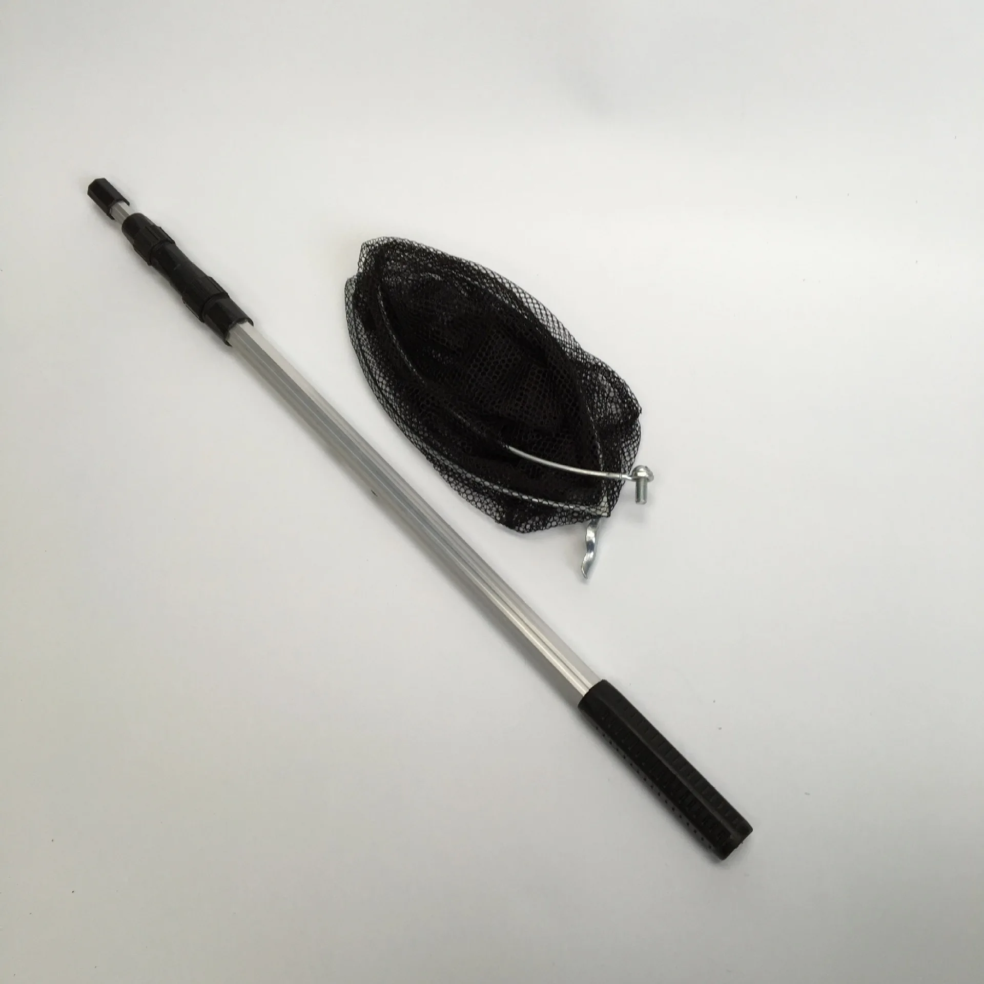 

Foldable Aluminium Alloy Landing Net Head Fishing Rod Extendable Close Eye chao wang gan 1.5m 1.7 M 1.9 M 2.1 mi yu