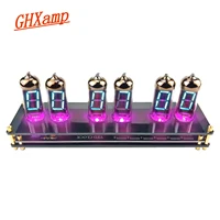 GHXAMP IV11 Electronic Valve VFD Clock High-end Retro Fluorescent Tube Clock 255 Colors Acrylic Material USB-C DC 5V 1PC 1