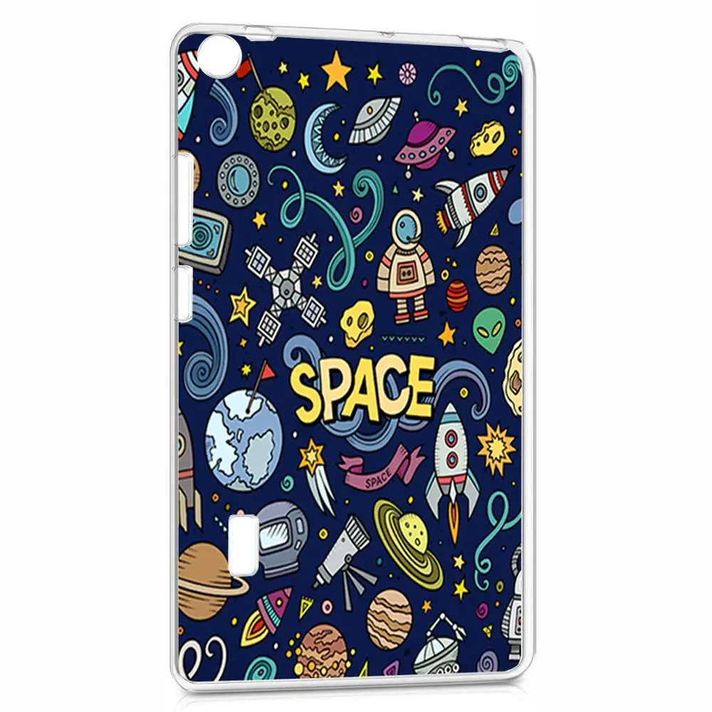 

soft TPU case for Huawei MediaPad T3 7.0 wifi version BG2-W09 Tablet Case 7.0" painted Print Silicone tablet Cover