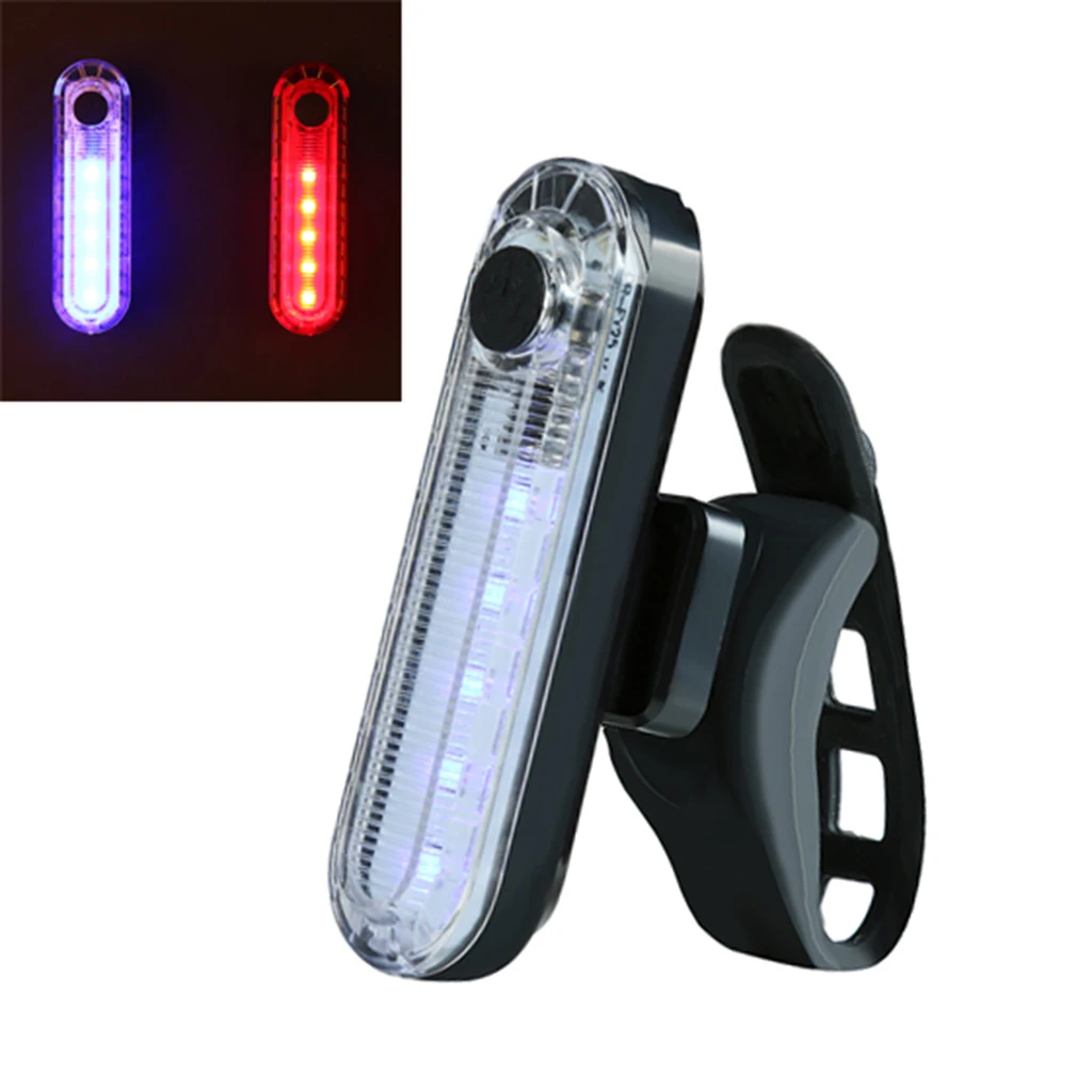 

Bike Light Bicycle Rear Taillight USB Rechargeable MTB Bike Tail Light 4 Modes Cycling Seatpost Saddle Light