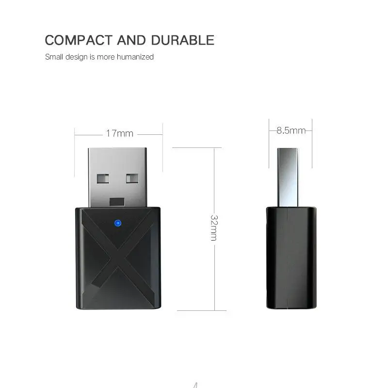 Bluetooth 5,0 аудио приемник передатчик мини стерео Bluetooth AUX RCA USB 3,5 мм разъем для ТВ ПК автомобильный комплект беспроводной адаптер