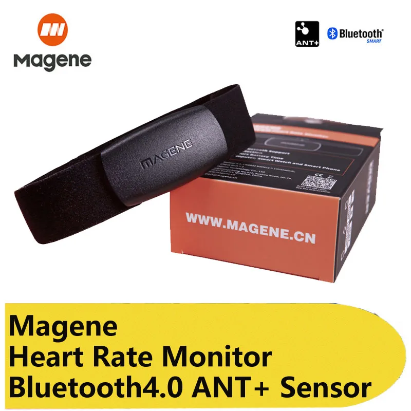 Датчик сердечного ритма Magene MOVER Bluetooth 4.0 ANT совместим с монитором GARMIN Bryton