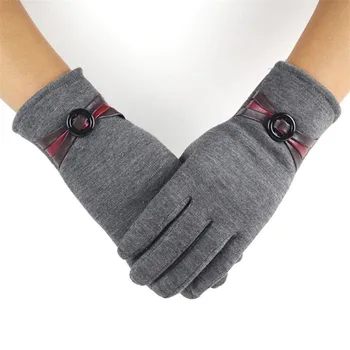 

YRRETY Womens Gloves And Mittens Winter Warm Windproof Driving Full Finger Gloves Touched Screen Gloves For Long Black Glove