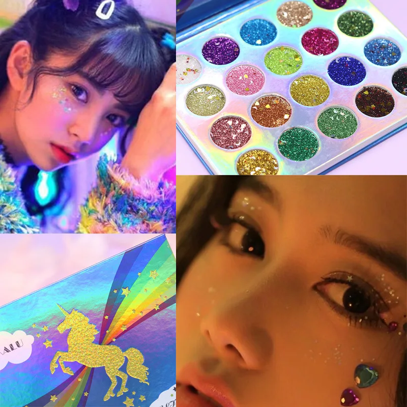 

20 Colors Long Lasting Eyeshadow Pallete Blending Matte Glitter Eyeshadow Face Make up Shimmer and Shine Cosmetic