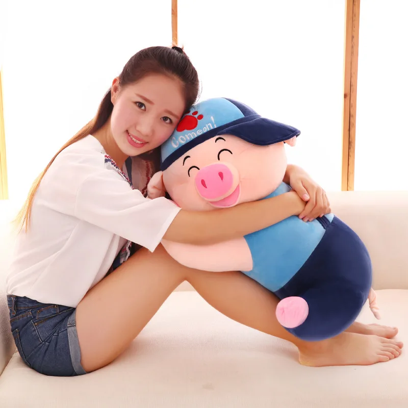 Плюшевые куклы свиньи McDull из кукла большой Размеры Сделано в Китае вечерние свиньи подушку свинья унисекс Для женщин подарок на день рождения