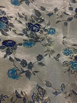 

fashionable tulle embroidery french net lace fabric Sophia-9.3308 with beads for party dress