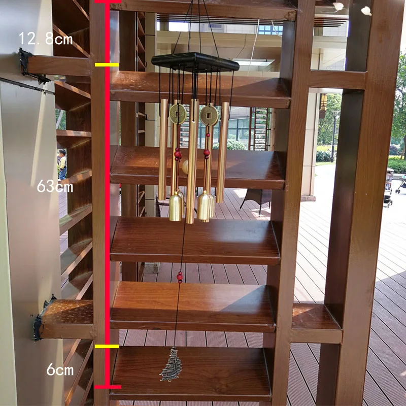 1x колокольчики ветра медные колокольчики Windchime орнамент подарок Двор Сад домашний декор