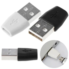 USB 2.0 Male to Micro USB Female Adapter Converter for Data Transfer and Charge