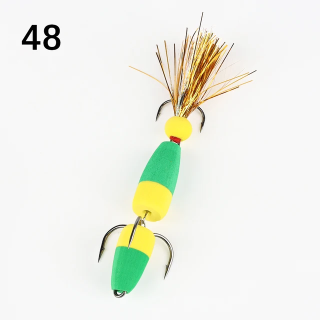 W.P.E New Fishing Lure 1pcs M Swim Bait Soft Lure High Density Foam Lure Fishing Tackle Multicolor Bass Artificial Lure Wobblers 48