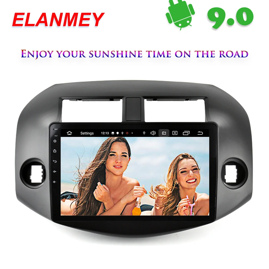 Branded Genuine Android 9.0 Car Radio for Toyota RAV4 2006-2012 car gps navigation Car Multimedia Vehicle video recorder Camera