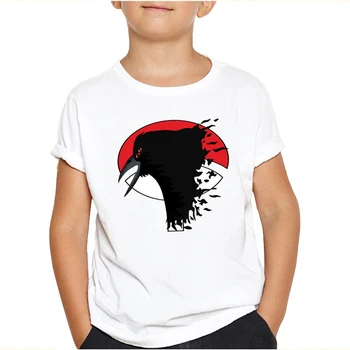 

2020 Funny T-shirt Teenager Kid Summer New White Casual Homme Baby Boys Naruto Design TShirt Unisex Streetwear T Shirt Girls