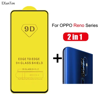 Перейти на Алиэкспресс и купить 9D закаленное стекло для OPPO Reno 2 Защитное стекло для экрана для OPPO Reno 2 3 2Z 2F ACE 10X Zoom Reno2 полное покрытие защитное стекло