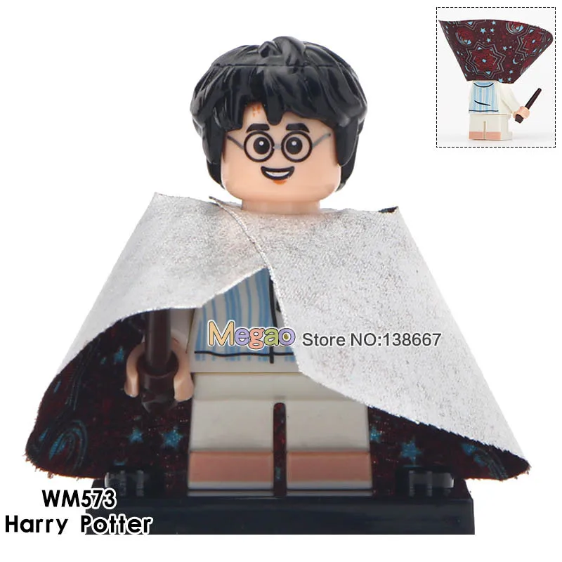 Прозрачный 50 pcs/lot Fantastic Beasts Luna Trelawney Dumbledore Mad-Eye Moody Codric Model Building Blocks Kids Toys - Цвет: Прозрачный